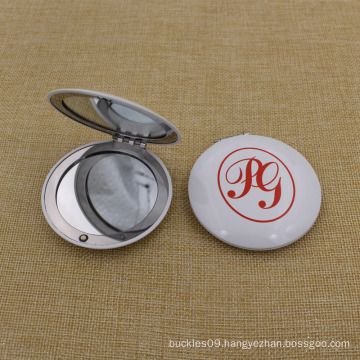 Cheapest Metal Aluminium Round Makeup/Compact/Pocket/Cosmetic Mirror with Custom Logo